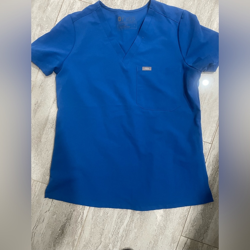 Catarina FIGS Royal Blue Scrub Top